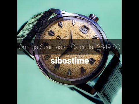 Omega Seamaster Calendar 2849 SC Patina Dial 503 Year 1958 Preowned Vintage