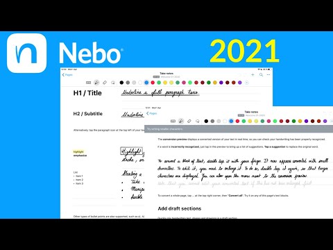 Handwriting to text conversion with NEBO: ALL TIPS, TRICKS & FEATURES