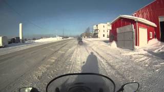 preview picture of video 'Riding the Yamaha Venture in the Town of Cochrane'