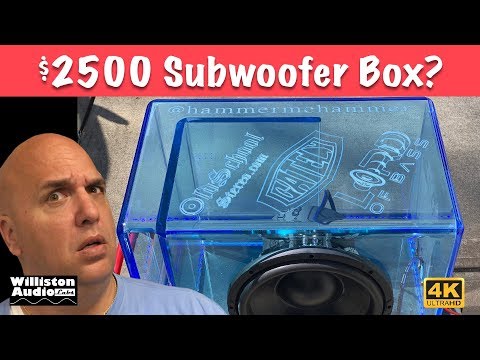 Amazing $2500 Gately Audio Plexi Subwoofer Box!! [4K]