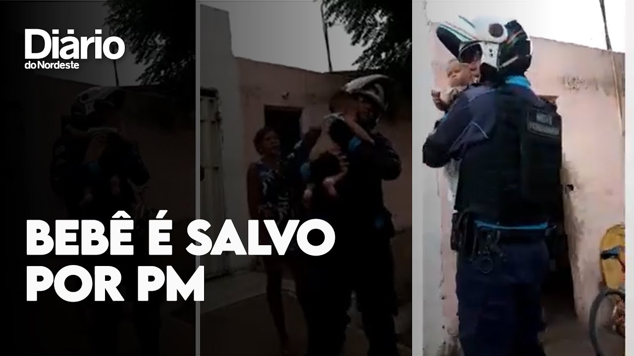 Imagem da notícia PM salva bebê de três meses vítima de engasgo e asfixia em Juazeiro do Norte