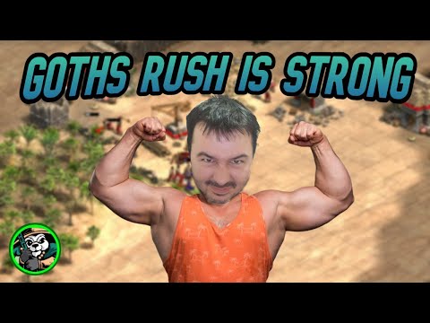 Goths man at arms rush is strong !