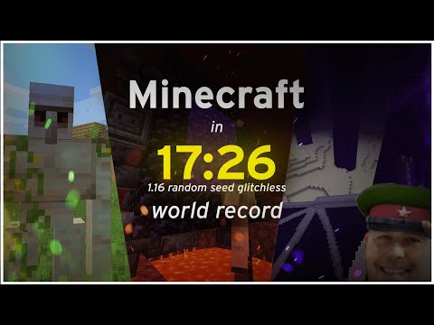 Former World Record - Minecraft 1.16 Speedrun [17:26]