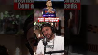 Neymar não sabia Chutar Com a perna esquerda #futebol #crisguedescomp #neymar #viral
