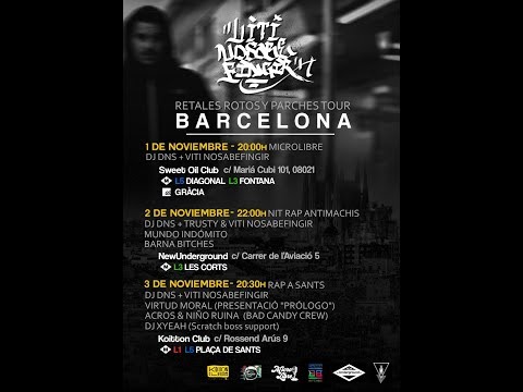 Dj Dns+ Viti Nosabefingir ( Promo Barcelona Tour) #Underground Hiphop #bcntour