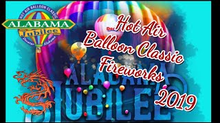 Alabama Jubilee 2019 - Hot Air Balloon Classic (Fireworks)