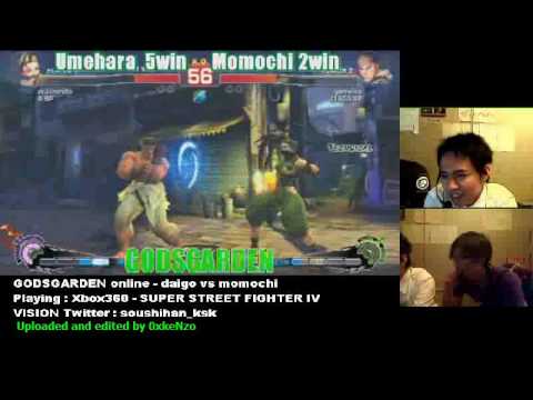 Super Street Fighter 4 GodsGarden Daigo (Ryu) vs Momochi (Ibuki) 28/06/2010 Part 3