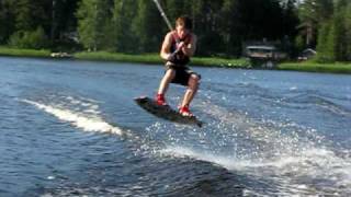 preview picture of video 'wakeboarding på Storsjön'