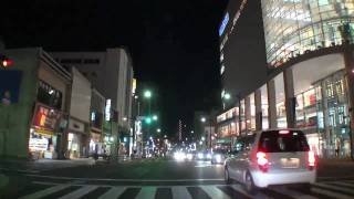 preview picture of video '夜の水戸ドライブ [Night Drive at Mito City]'