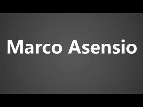 How To Pronounce Marco Asensio