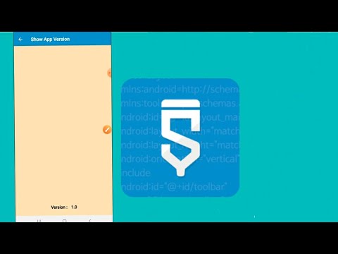 How show app version in sketchware app Tutorial