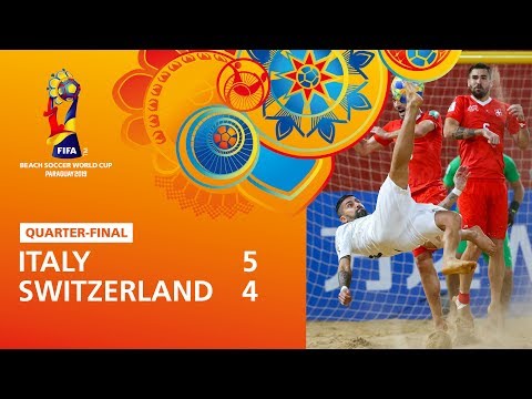 Italy v Switzerland [Highlights] - FIFA Beach Socc...