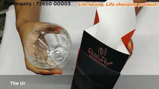 World&#39;s 1st &amp; only UV sterilized Disposable Paper Urinal - Rest in Pee!