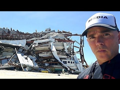 Boat Marina DESTOYED By Hurricane Ian in Placida Florida!