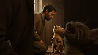 Baby cat Tinku doesn't have money to go to school 😭 #tinkucat #aivideo #catvideos