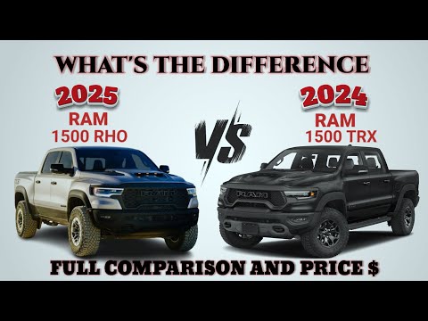 2025 Ram 1500 RHO vs 2024 Ram 1500 TRX | RHO vs TRX | Which is better