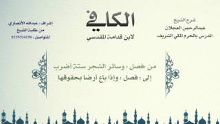 صورة الكافي لابن قدامة المقدسي | شرح الشيخ عبدالرحمن العجلان | 205- باب بيع الأصول 2