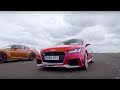 Drag Race! Audi TT RS Vs Nissan GTR | Top Gear