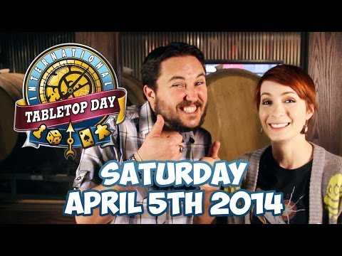 Felicia Day, Wil Wheaton Announce International TableTop Day 2014
