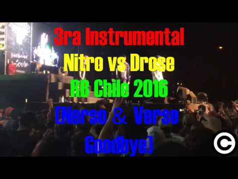 3ra Instrumental Nitro vs Drose l Red Bull Batalla de los Gallos Chile 2016 (Sin Voces)