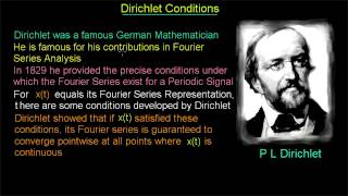 Dirichlet Conditions | Signals and Systems