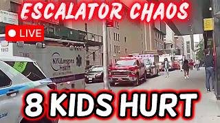 🔴 BREAKING: 8 Children Injured in NYC Escalator Emergency Near Times Square