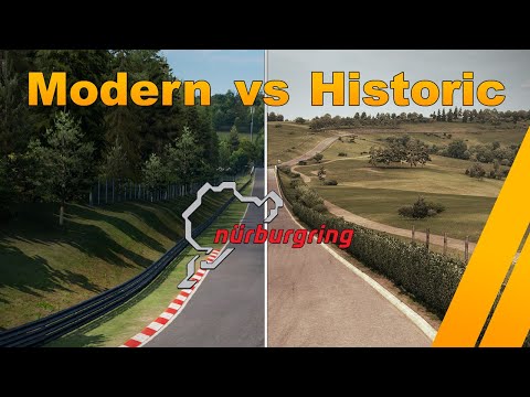 Comparing The Historic and Modern Nordschleife