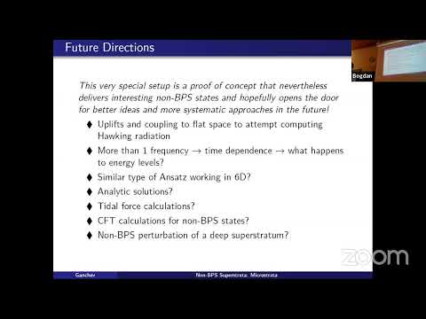 4'th Black-Hole Microstucture Conference - 26'th Rencontres Itzykson - Bogdan Ganchev