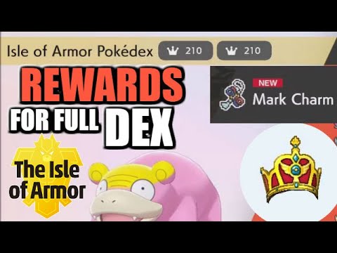 100% Isle of Armor Pokedex Rewards