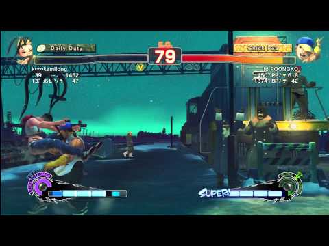 kurokamilong [Ibuki] vs Id POONGKO [Yun] SSF4 AE