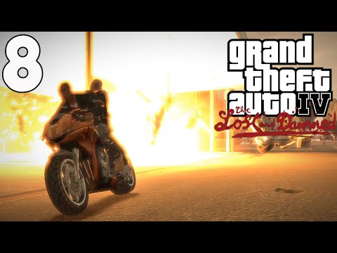 ESCAPING POLICE! - GTA 4: The Lost and Damned Walkthrough - Part 8