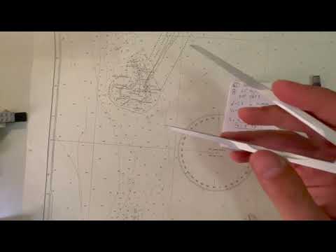 Nautical license exam topic 13C conversion 5.3.3-2 n°61 - charting over 12 miles (2022)