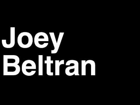 How to Pronounce Joey Beltran Mexicutioner Heavyweight Fighter UFC MMA TKO KO Knock Out Punch Hit