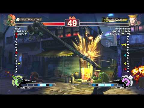 iitaka (Dhalsim) vs. Nagai minoru (Guile)