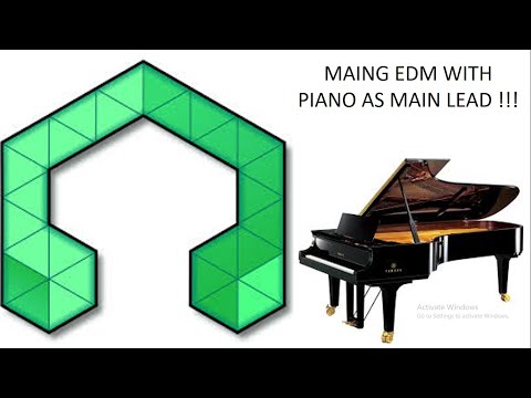 Make edm in LMMS but I can only use piano as main lead