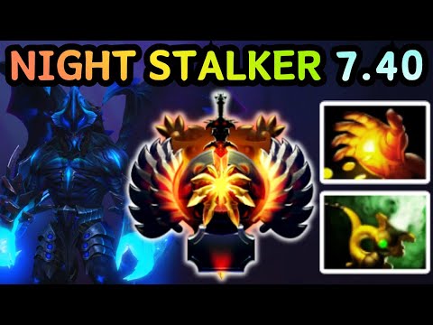 🔥 NEW PATCH 7.40 NIGHT STALKER OFFLANE NIGHT DIFF EVERY FIGHT | DOTA 2 GAMEPLAY 🔥