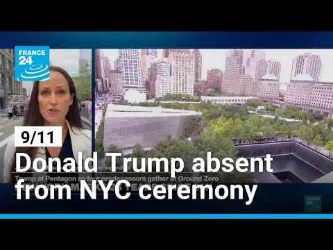 Donald Trump absent as NYC marks 9/11 anniversary with first Muslim mayor