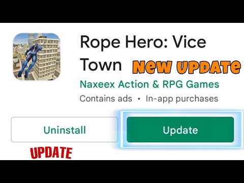 Rope Hero Vice Town New Update Launched 🔥 | Rope Hero Vice Town 6.4.4 Update Details Bug Fixes
