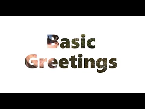 More Basic Hul'q'umi'num Greetings,