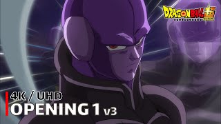 Dragon Ball Super - Opening 1 v3 (Chouzetsu☆Dynamic!) | 4K UHD Creditless | Subtitles