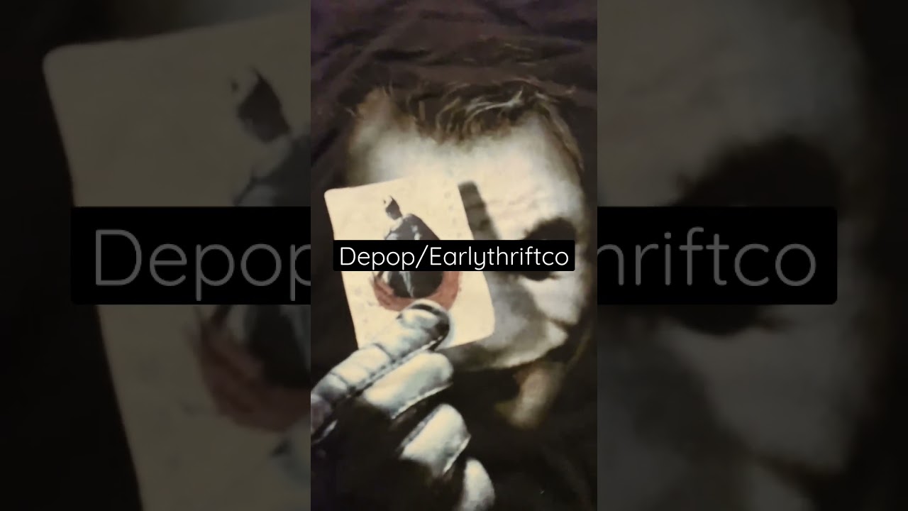 #heathledger #shorts #darkknight #joker #batman #thrifting