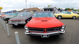 Maple Motors SNEAK PEEK 9/7/25 Lot Walk Classic Cars For Sale