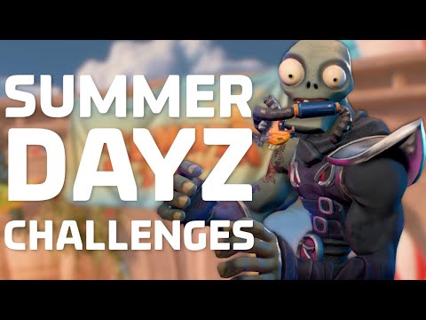 Completing the 80s Action Hero Summer DayZ Challenges in Battle for Neighborville! Shrimp 'n' Imp!
