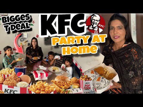 family ke sath KFC party \ Gopal Sonia