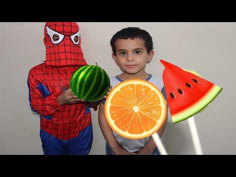 الفواكه!! learn colors of fruit #اطفال #سيارات #بيبي #شفا #العاب #للأطفال