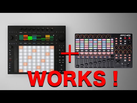 Controlling Ableton PUSH 3 from AKAI APC 40 MK2 ?