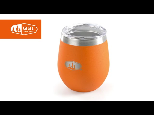 كوب قلاسير ستانلس 237 مل ابيض-اسود منGSI