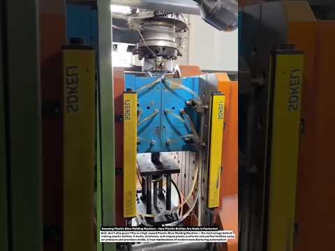 Amazing Plastic Blow Molding Machine – How Plastic Bottles Are Made in Factories!.