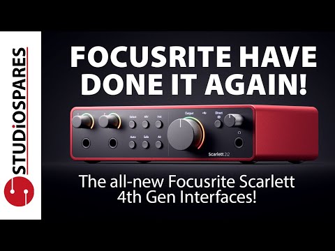 Обзор аудиоинтерфейсов Focusrite Scarlett 4th gen