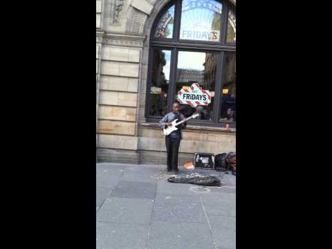 Reggae Street Musician @ Glasgow Buchanan Street